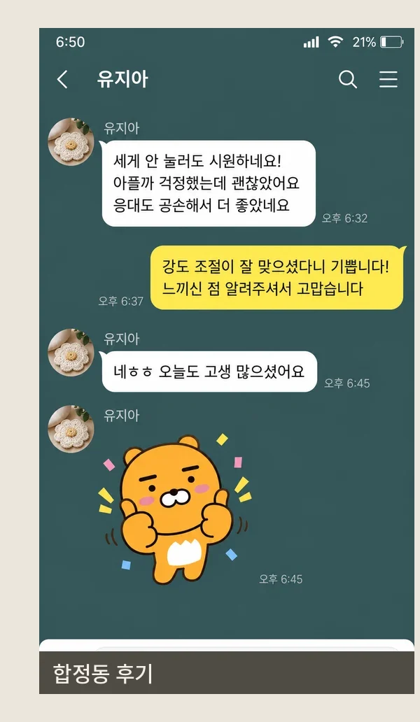 합정동 후기 캡처 3